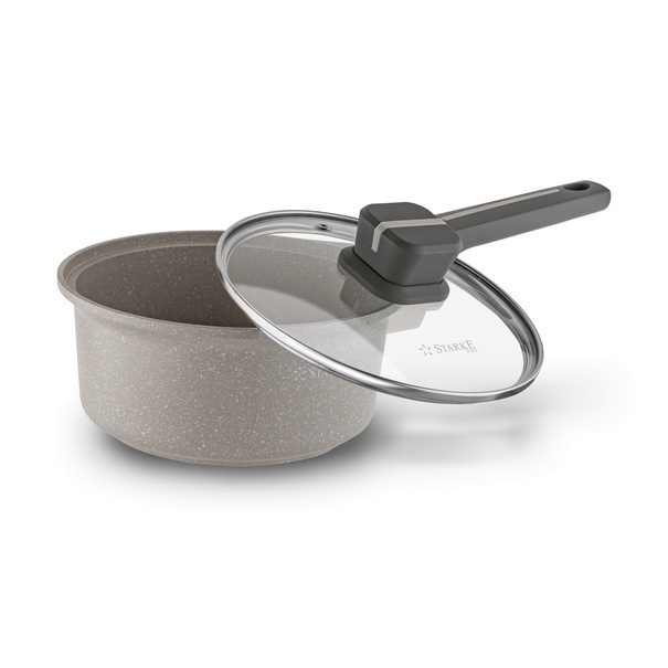 Zestaw garnk&oacute;w na indukcję Starke Pro Stoneware Marble 10 element&oacute;w