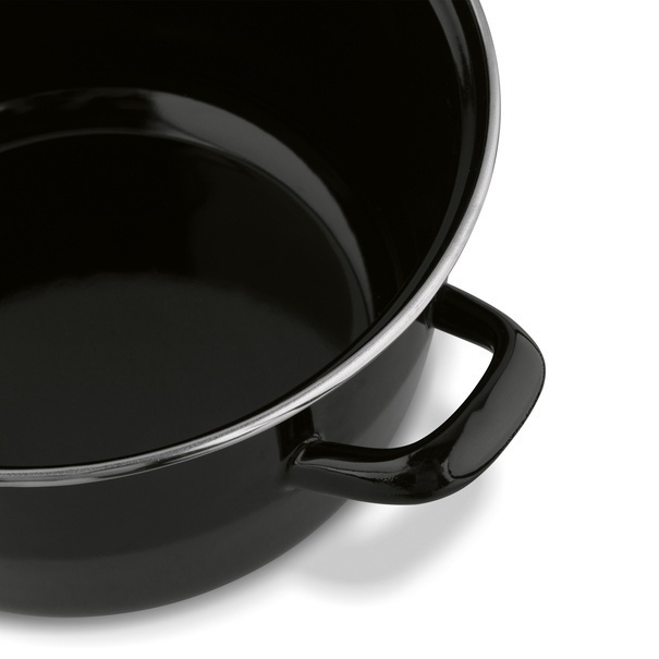 Garnek emaliowany do frytek z sitkiem i pokrywką Tadar 3,2 l