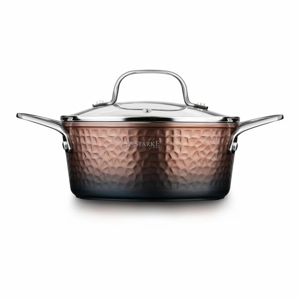 Garnek na indukcję z powłoką nieprzywierającą Starke Pro Glossy Copper 1,6 l