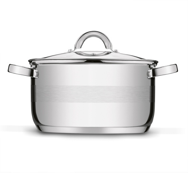 Komplet garnk&oacute;w nierdzewnych z patelnią non stick Tadar Roger 12 element&oacute;w
