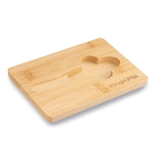 Maselniczka porcelanowa NBC z pokrywką i nożykiem Konighoffer 15,8 x 11 x 6 cm czarna