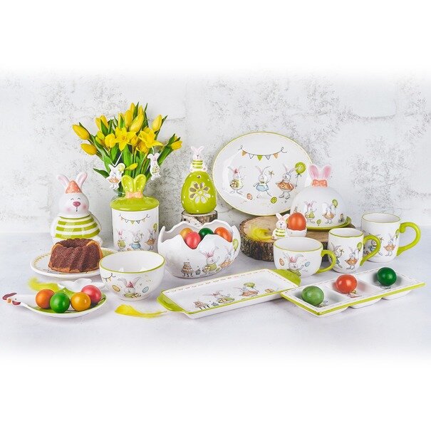 Misa ceramiczna Tadar Wielkanoc Bunny Skorupka 1,6 l 21,7 x 17,2 x 11,6 cm