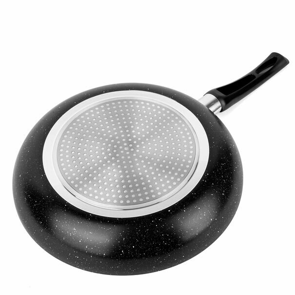 Patelnia marmurkowa non-stick Tadar Marmara Black 30 cm indukcja
