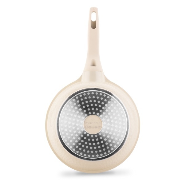 Patelnia na indukcję uniwersalna Starke Pro Texture Creamy 24 cm