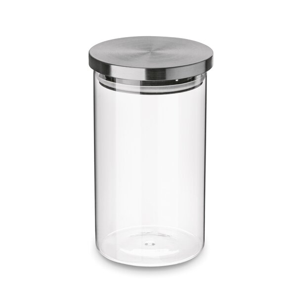 Pojemnik szklany z pokrywką na produkty sypkie Tadar Kimi 1000 ml
