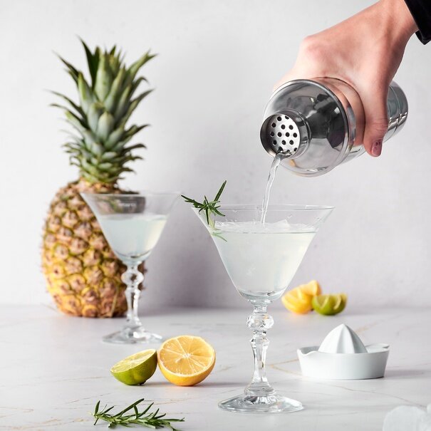 Shaker do drink&oacute;w i koktajli Tadar Galeo 500 ml karbowany