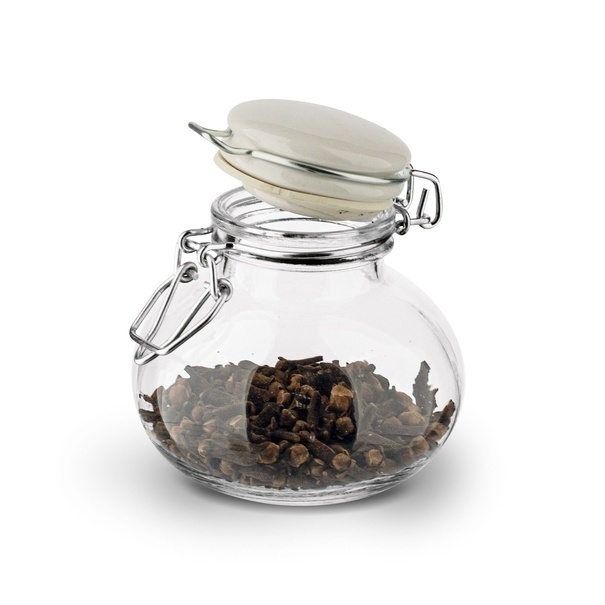 Słoik z klipsem i ceramiczną pokrywką Tadar 150 ml mix kolor&oacute;w