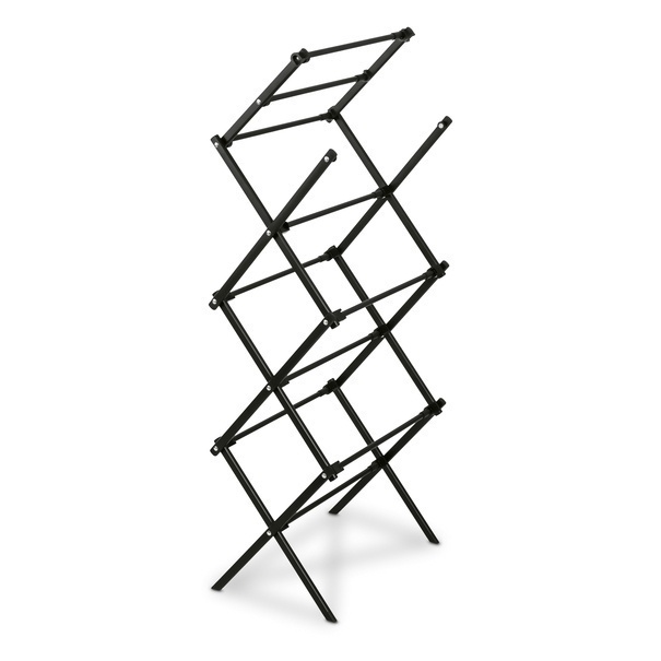 Suszarka na pranie pionowa teleskopowa Konighoffer Cortina 77.5 x 28 x 95 cm czarna