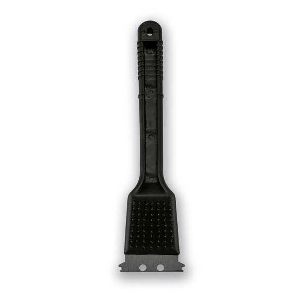 Szczotka do grilla ze skrobakiem Tadar BBQ 2w1 czarna