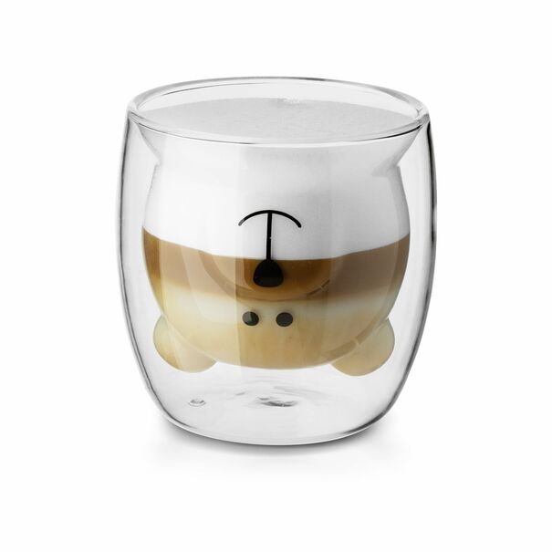 Szklanki termiczne do kawy i herbaty Tadar Sublime Miś 250 ml 2 szt.