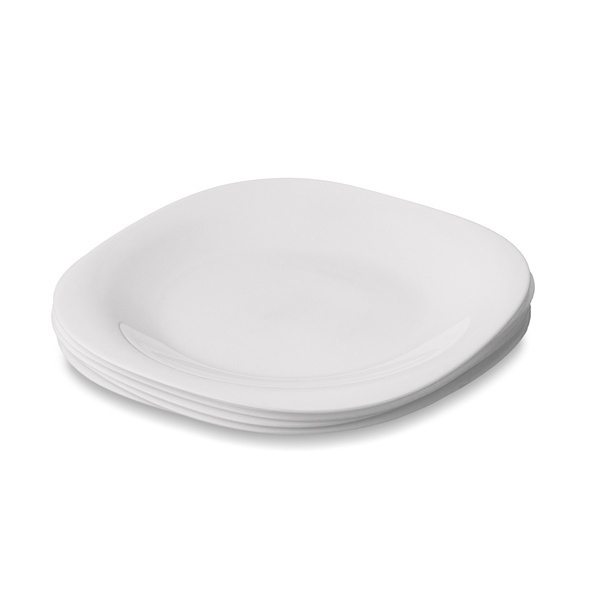 Talerz obiadowy Tadar Ines 25 cm kwadratowy