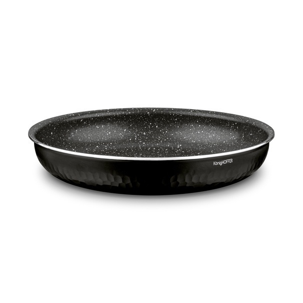 Zestaw 3 patelni z powłoką marmurową i odpinaną rączką Konighoffer Handy 20 cm 24 cm 28 cm