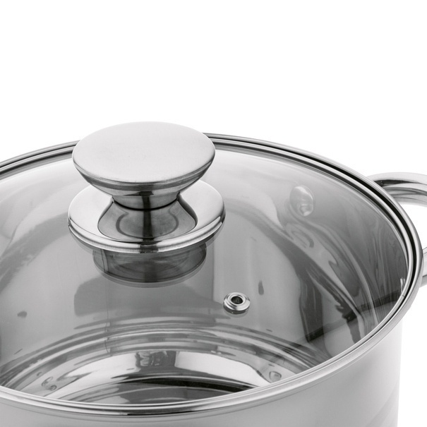 Zestaw garnk&oacute;w na indukcję Konighoffer Bari Silver 6 element&oacute;w