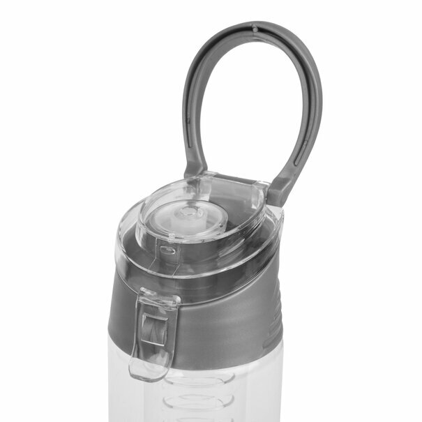 Butelka z wkładem na owoce i l&oacute;d plastikowa Tadar 700 ml szara