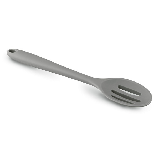 Łyżka silikonowa ażurowa Tadar Silico Alix 27,5 x 5,5 cm szara