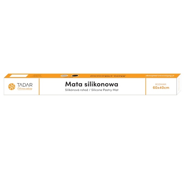 Mata silikonowa Tadar Silico 60 x 40 cm czarna