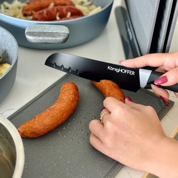 N&oacute;ż Santoku Konighoffer Corvos 17,5 cm