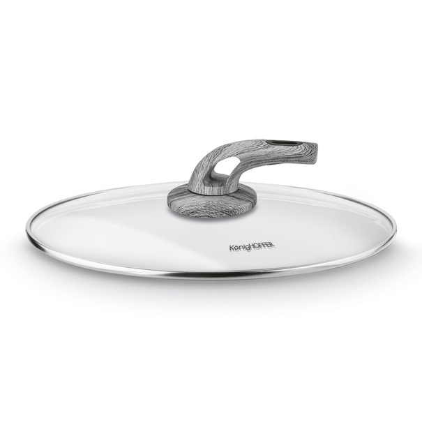 Patelnia granitowa z pokrywką Konighoffer Fegato 28 cm
