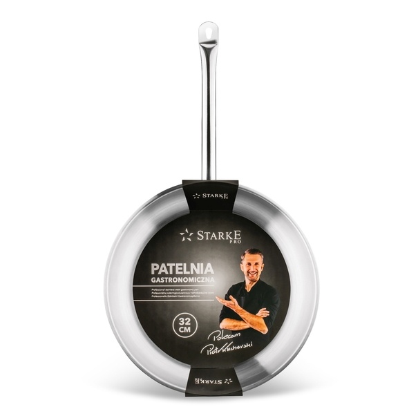 Patelnia stalowa na indukcję Starke Pro Gastro 32 cm