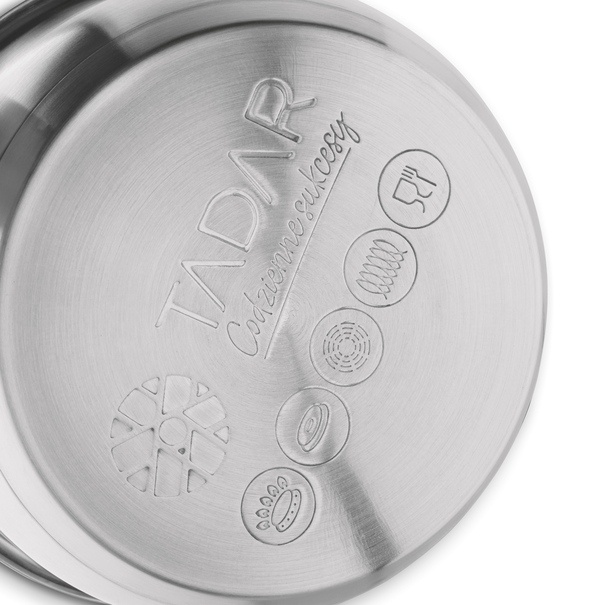 Rondel na indukcję Tadar 14 cm nierdzewny