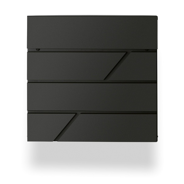 Skrzynka na listy Tadar Remo 37 x 37 x 11 cm ciemnoszara