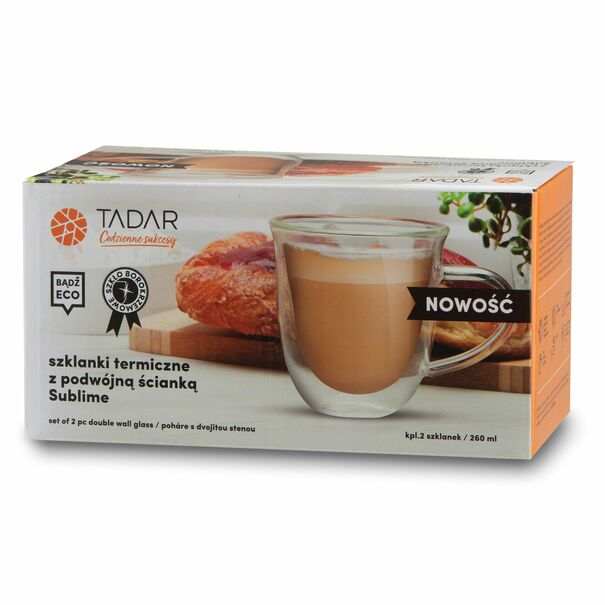 Szklanki termiczne do kawy Tadar Sublime Tulip 250 ml 2 szt.