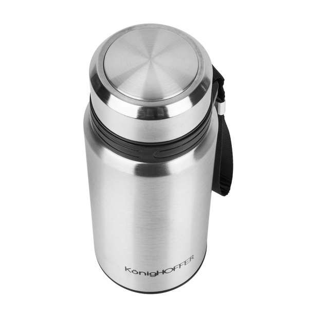 Termos pr&oacute;żniowy ze stali nierdzewnej z sitkiem Konighoffer Adventure 500 ml