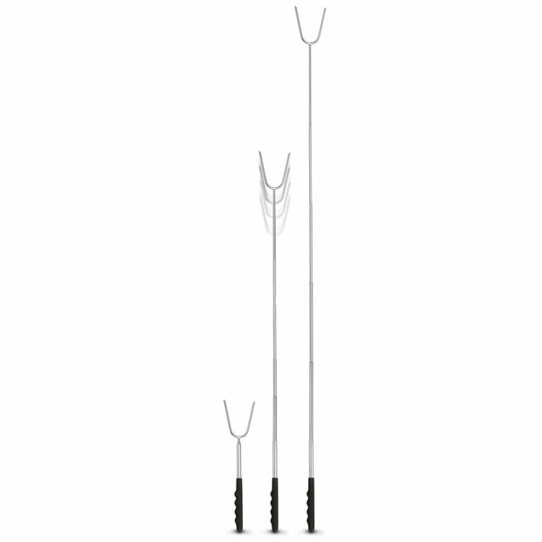 Widelec ogniskowy do pieczenia kiełbas teleskopowy Tadar 30-115 cm