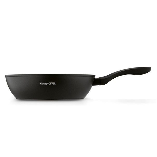 Zestaw 3 patelni głębokich na indukcję Konighoffer Corvos 20 cm 24 cm 28 cm i 7 akcesori&oacute;w
