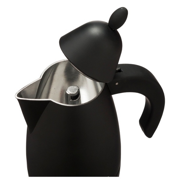 Aluminiowa kawiarka K&ouml;nigHOFFER Prestigio Black 6 espresso