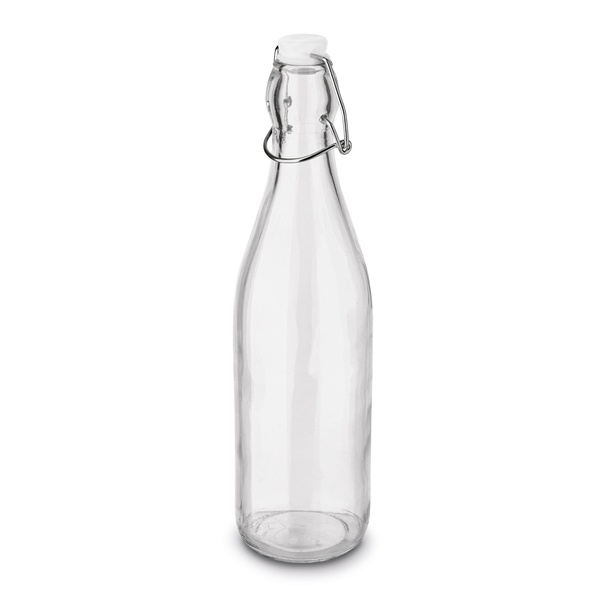 Butelka szklana z klipsem Tadar 500 ml okrągła