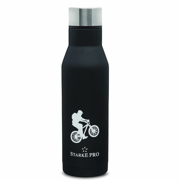 Butelka termiczna Starke Pro Explorer 750 ml czarna ze stali nierdzewnej