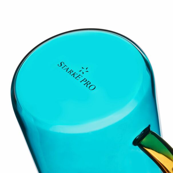 Dzbanek szklany Starke Pro Arube 1,5 l i 2 szklanki 300 ml zielone