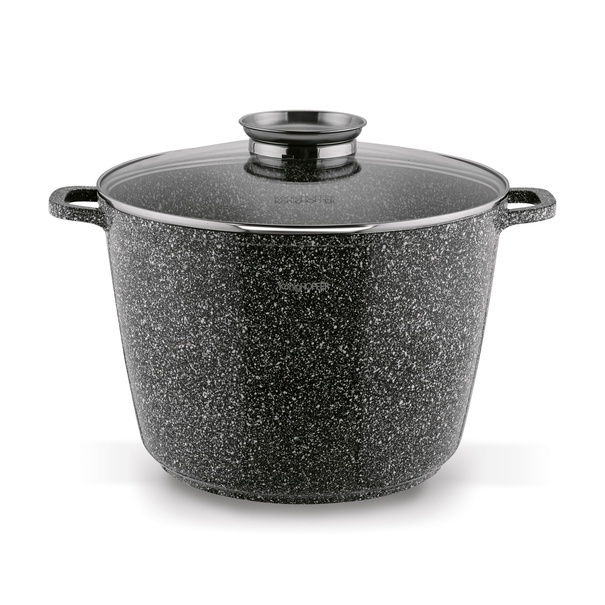 Garnek ceramiczny wysoki Konighoffer Kingstone 10 l okrągły z aromatyzerem