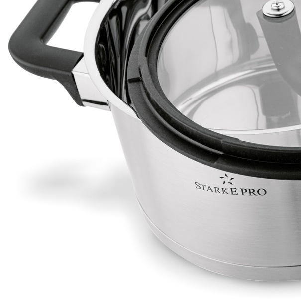 Garnek nierdzewny z pokrywką Starke Pro Rigor 5,7 l