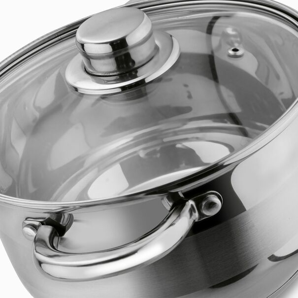 Garnek ze stali nierdzewnej Tadar Luzon 3,3 l z pokrywką