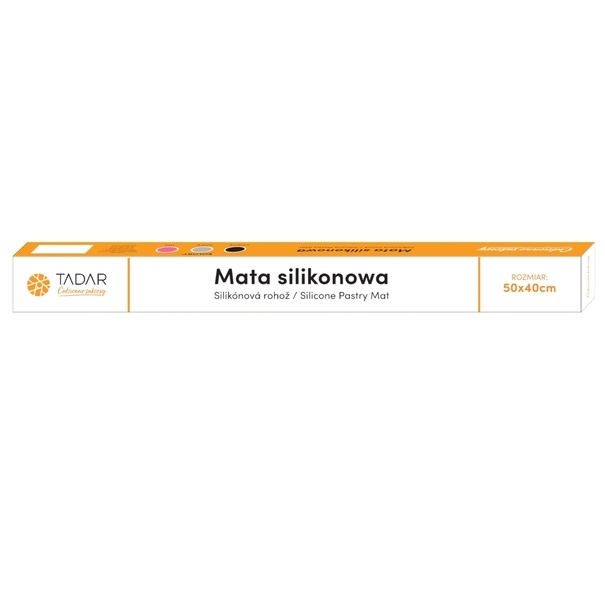 Mata silikonowa Tadar Silico 50 x 40 cm czarna