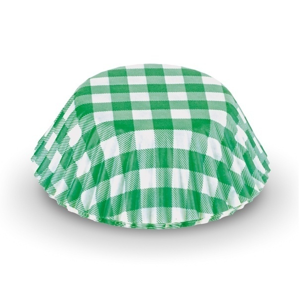 Papierowe papilotki do muffinek Tadar Zielone 60 sztuk mix wzor&oacute;w