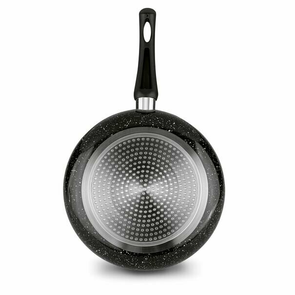 Patelnia marmurkowa non-stick Tadar Marmara Black 28 cm indukcja