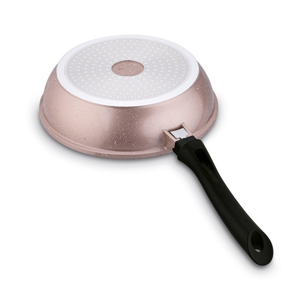 Patelnia na indukcję głęboka Konighoffer Pollo Rose Gold 24 x 6,5 cm