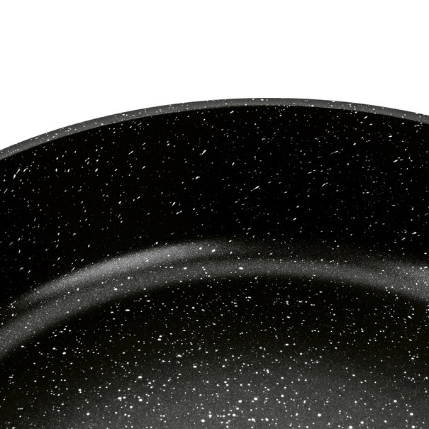 Patelnia na indukcję głęboka kr&oacute;tkie uchwyty Konighoffer Pollo Black 32 x 8 cm