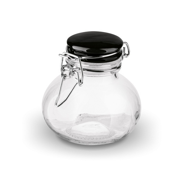 Słoik z klipsem i ceramiczną pokrywką Tadar 150 ml mix kolor&oacute;w