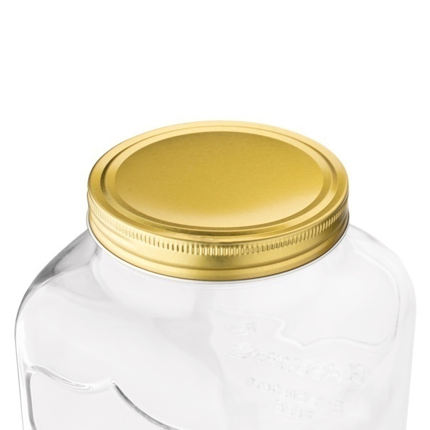 Słoik z kranikiem Tadar Griffo Gold 4 l