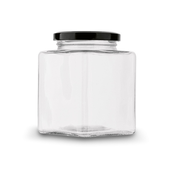 Słoiki szklane z metalową zakrętką Tadar Belo 500 ml 6 sztuk i 96 etykiet na przyprawy
