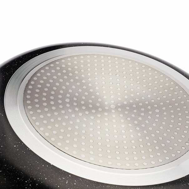Zestaw 2 patelni non-stick Tadar Marmara 24 cm 28 cm i pokrywek Tadar 25 cm 29 cm