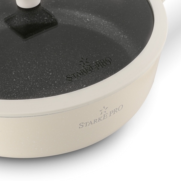 Zestaw garnk&oacute;w na indukcję non-stick Starke Pro Brule 9 element&oacute;w