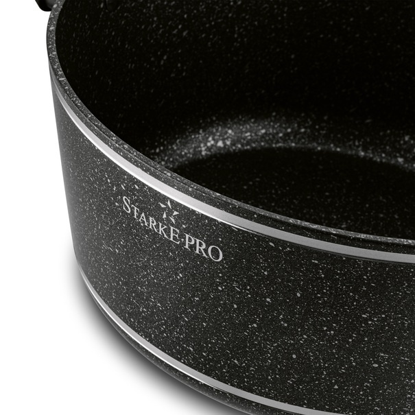 Zestaw garnk&oacute;w na indukcję Starke Pro Celebrity Marble 10 element&oacute;w