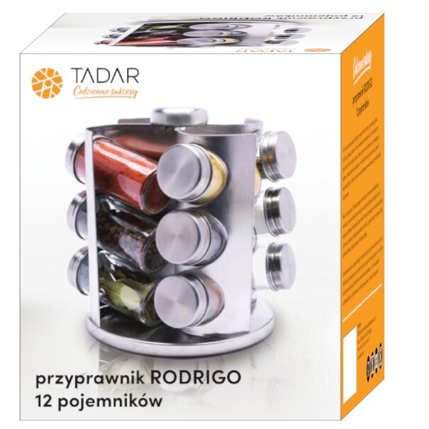Zestaw przyprawnik&oacute;w Tadar Rodrigo 12 element&oacute;w