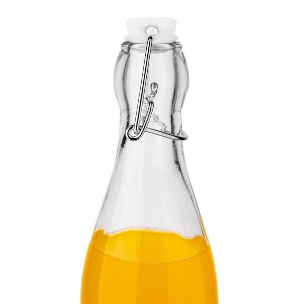 Butelka szklana z klipsem Tadar 250 ml okrągła