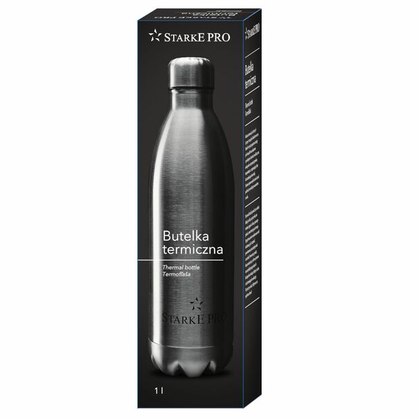 Butelka termiczna Starke Pro 1000 ml satynowana stal nierdzewna
